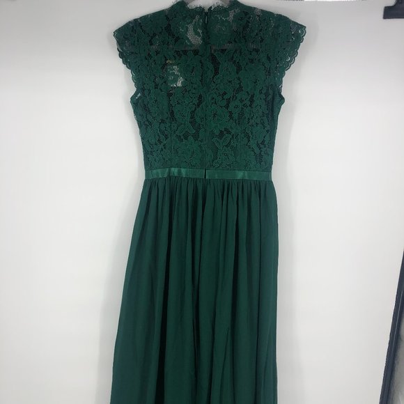 Miusol Emerald Winter Green Maxi Dress Medium - Picture 5 of 8